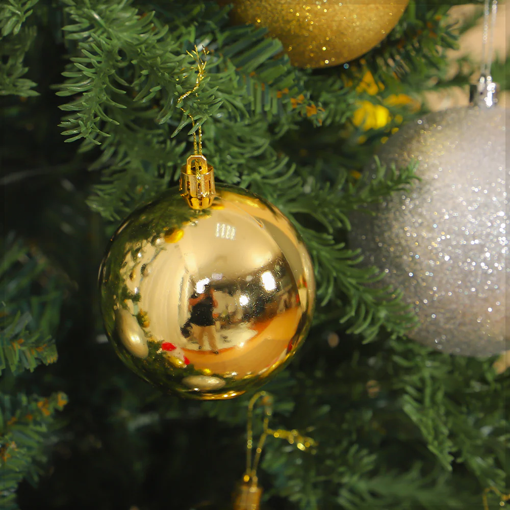 10cm Decorative Christmas Balls - Image 41