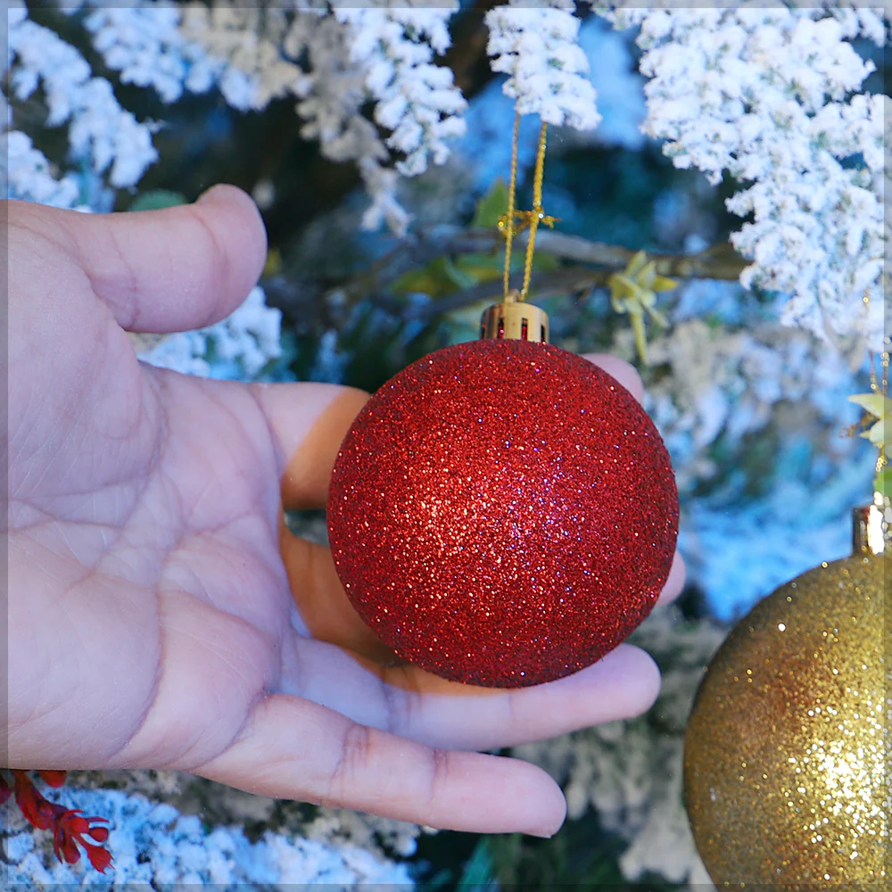 10cm Decorative Christmas Balls - Image 7