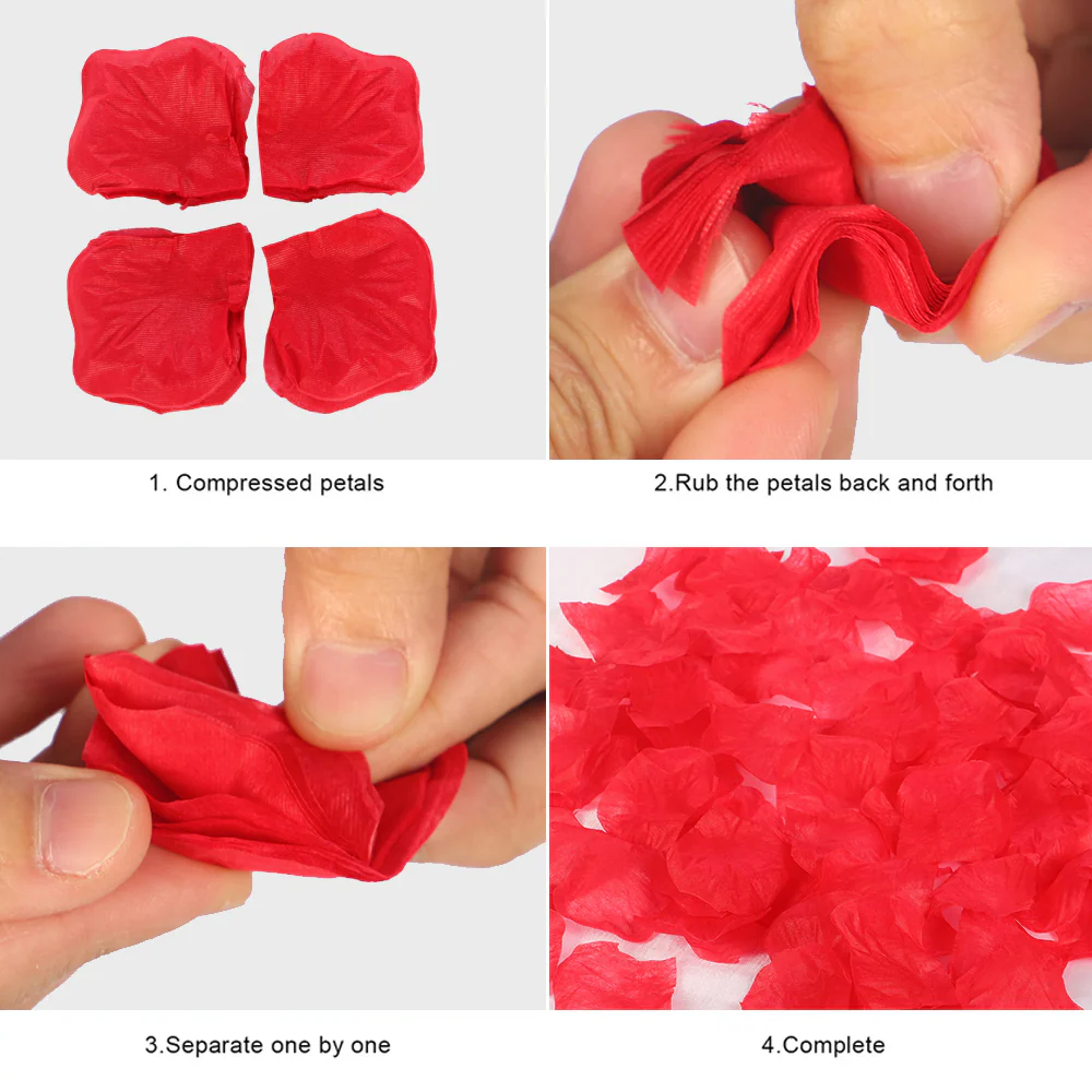 144 Pieces Artificial Silk Rose Petals - Image 25