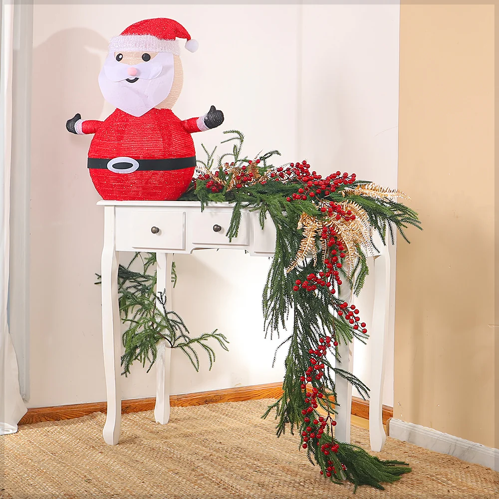 1Piece Norfolk Pine Garland For Decoration - Image 5