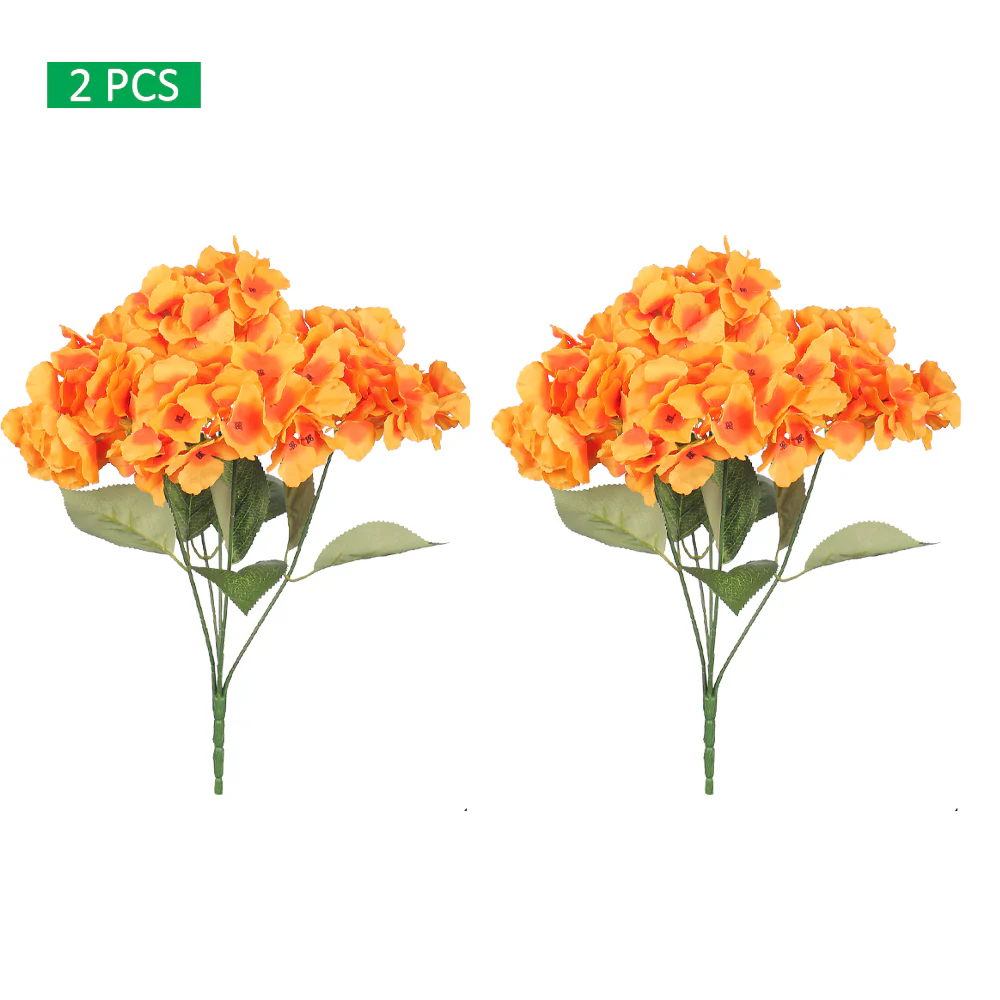 2-Packs 5 heads Silk Hydrangea Flower - Image 12