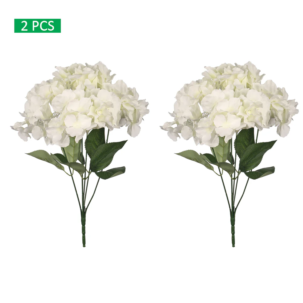2-Packs 5 heads Silk Hydrangea Flower - Image 18