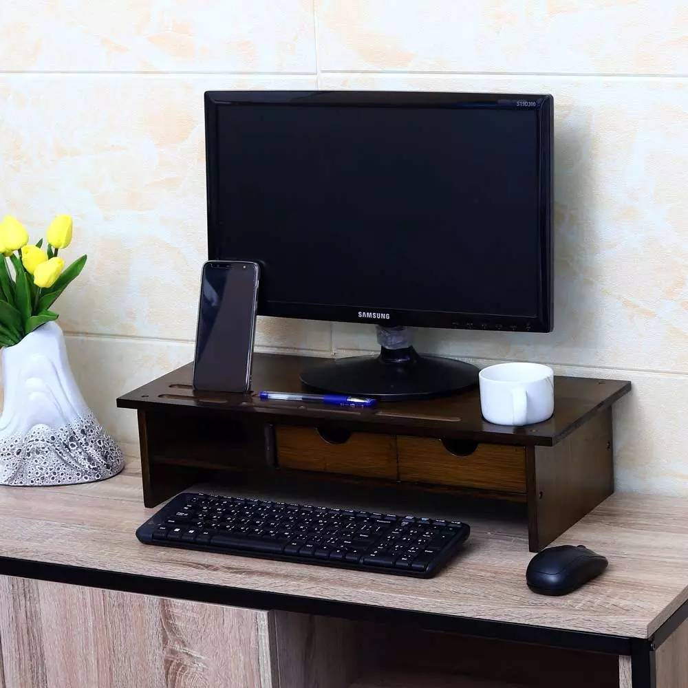 2 Drawer Monitor Stand(without accessories)