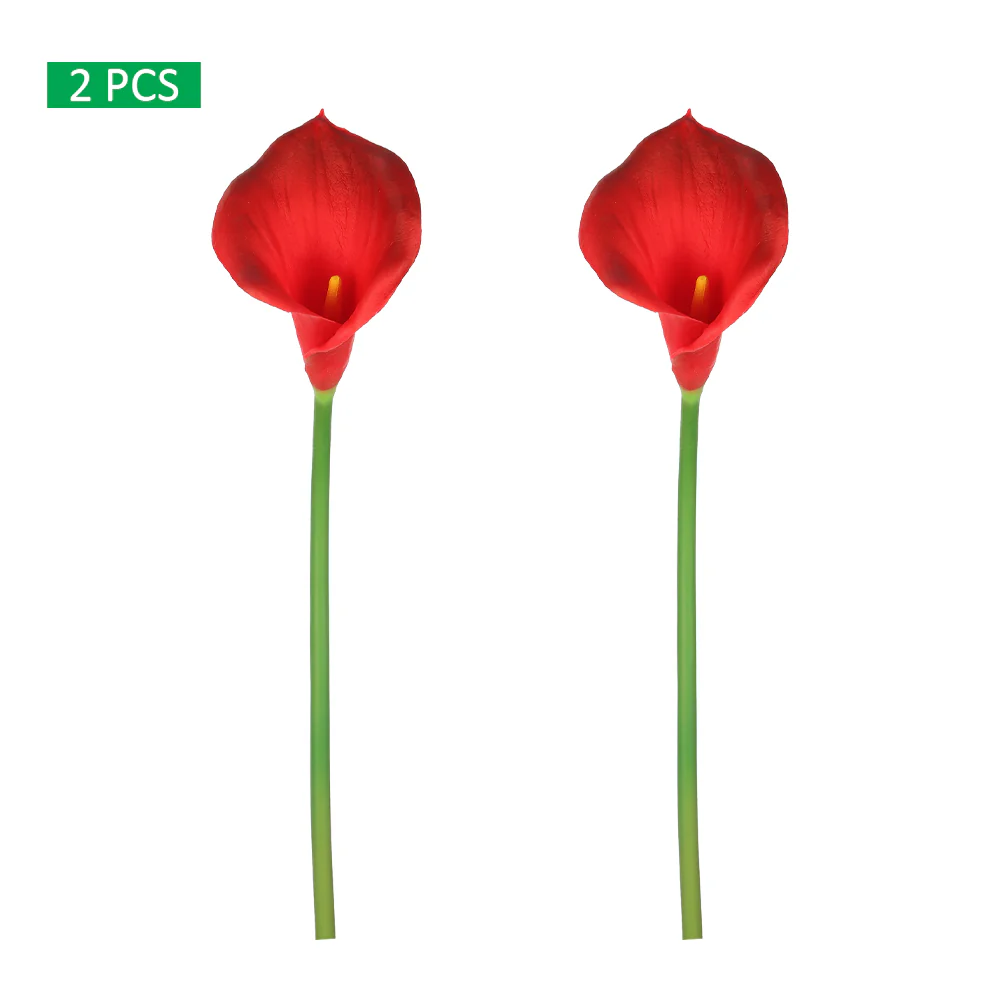 2-Packs Artificial Calla Lilies Flowers(without vase) - Image 21