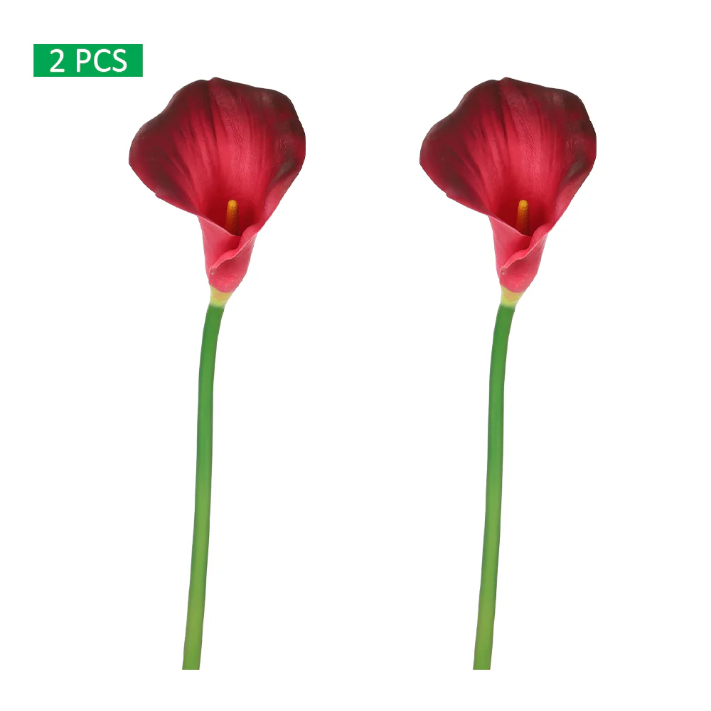 2-Packs Artificial Calla Lilies Flowers(without vase) - Image 30