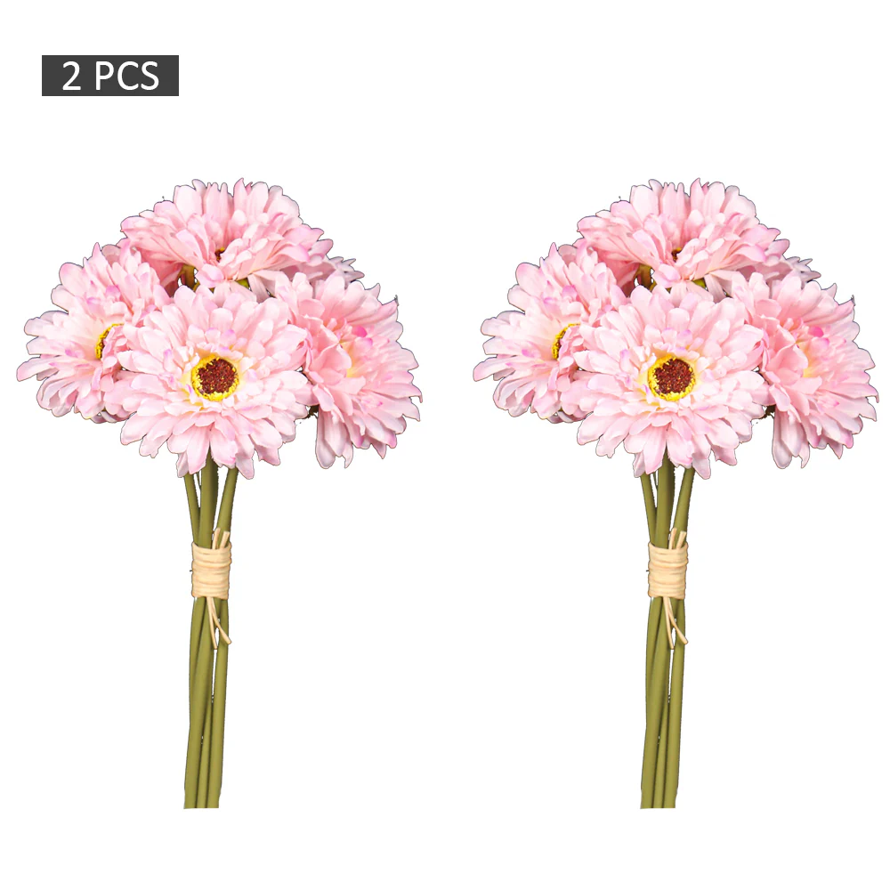 2-Packs Artificial Daisy Flower Stems