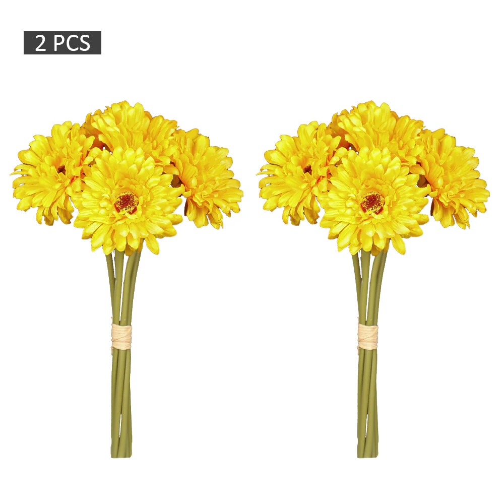 2-Packs Artificial Daisy Flower Stems - Image 4