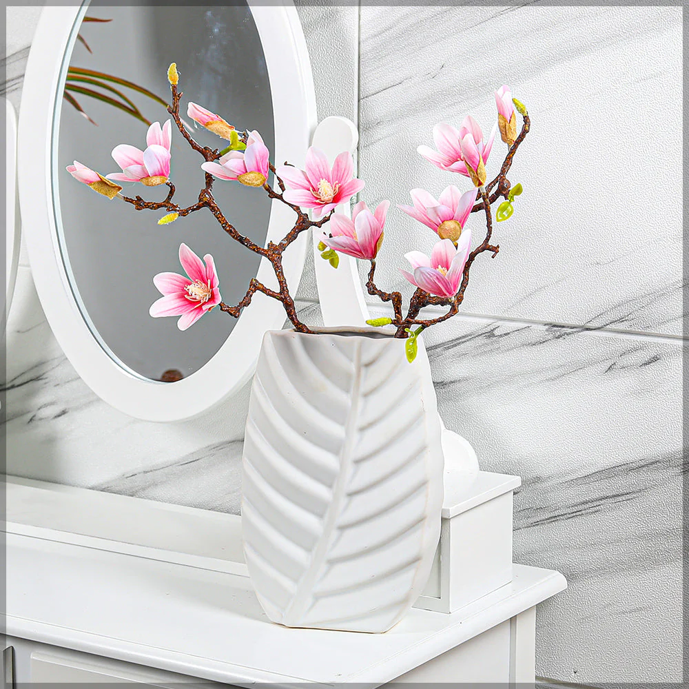 2-Packs Artificial Yulan Magnolia Flower (without vase) - Image 4