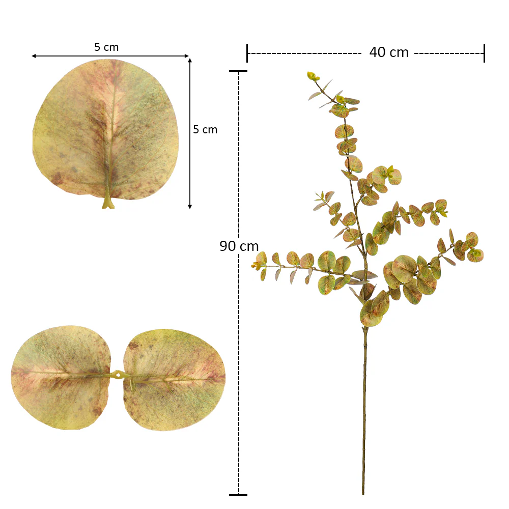 Artificial Single Branch Leaves(without vase) - Image 2