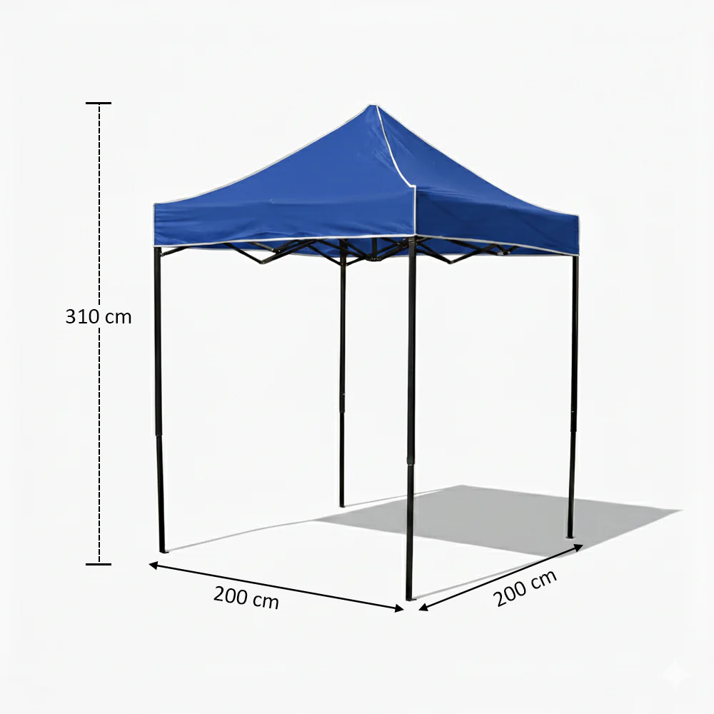 2x2m Garden Patio Top Cover Camping Tent (Tent Only) - Image 41