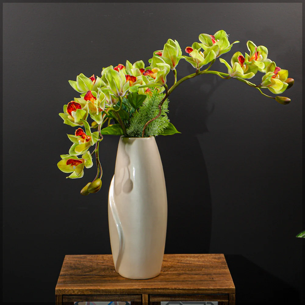 3pcs Artificial Cymbidium Flowers(without vase) - Image 10