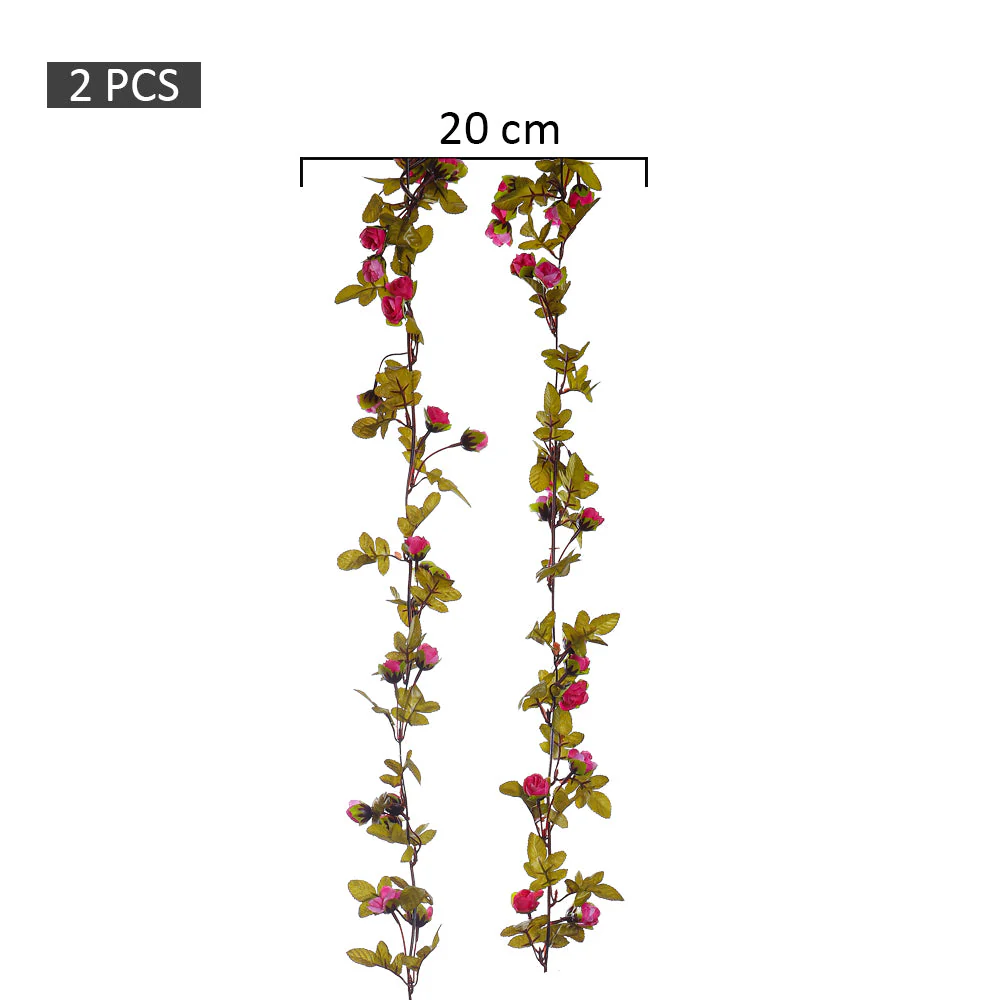 4pcs Artificial Rose Vine - Image 14