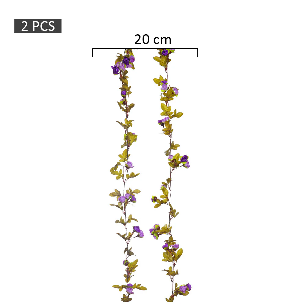 4pcs Artificial Rose Vine - Image 15