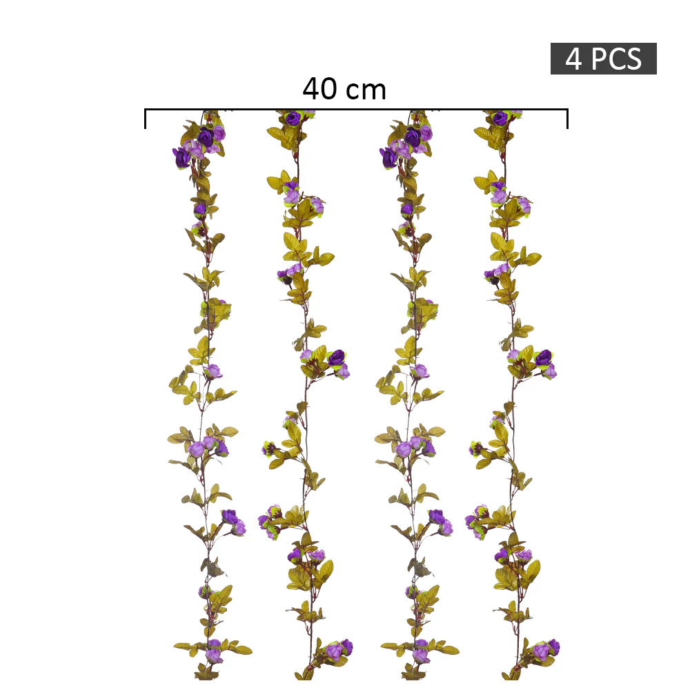 4pcs Artificial Rose Vine - Image 16