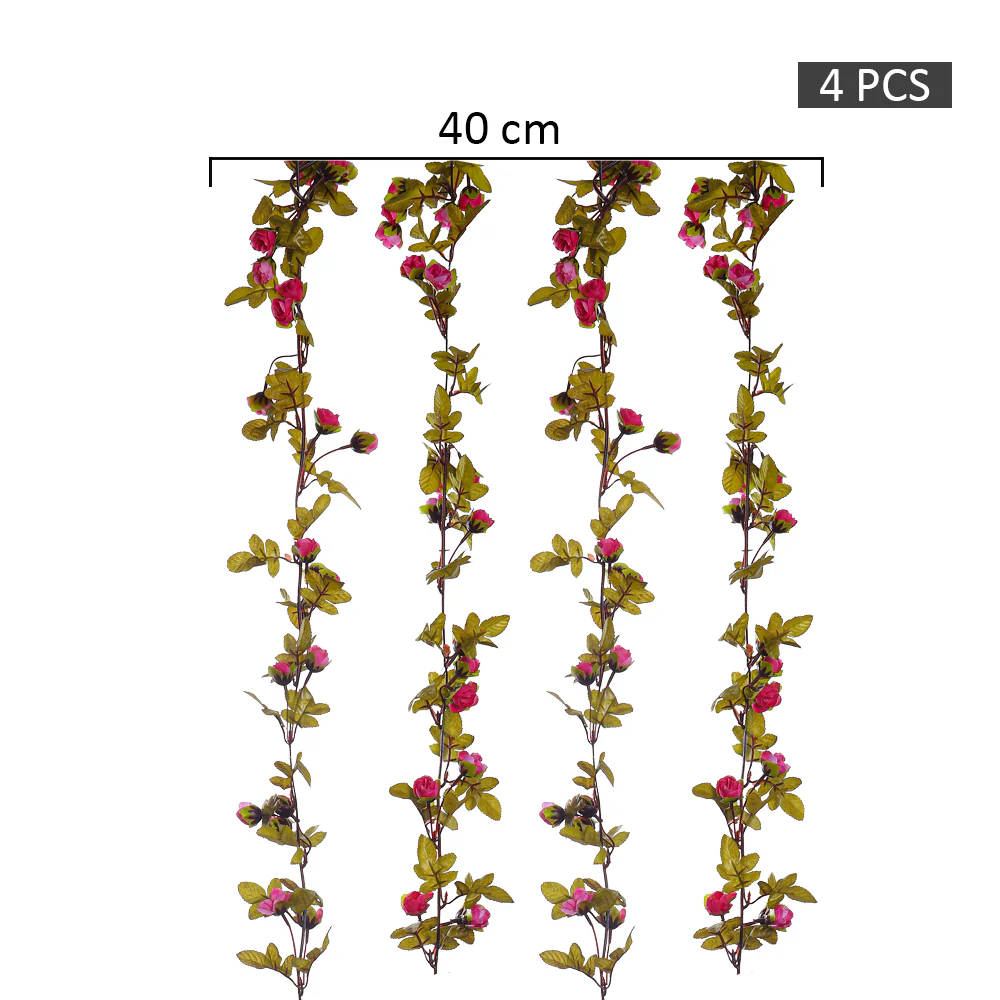4pcs Artificial Rose Vine - Image 17