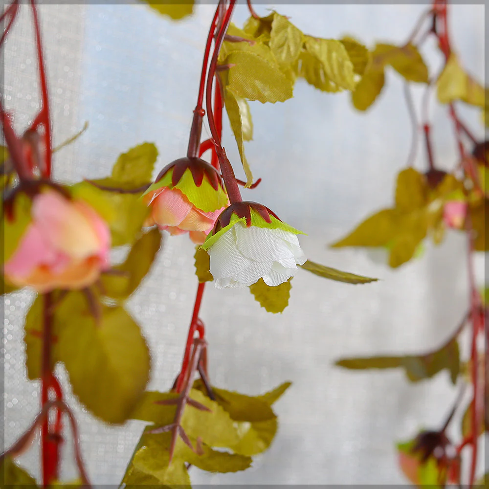 4pcs Artificial Rose Vine - Image 8