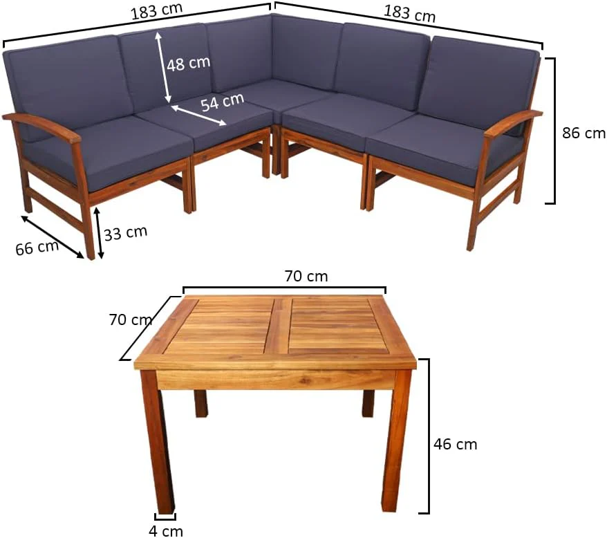 5 Seater Sectional Sofa Set(Sofa Set Only) - Image 3