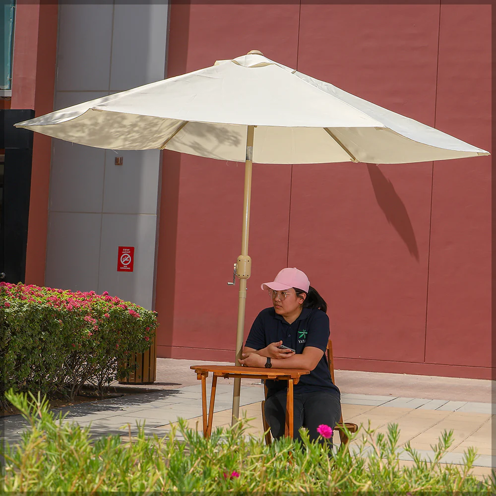 6 Ribs Replacement Patio Umbrella Canopy Cover (cloth only) - Image 7