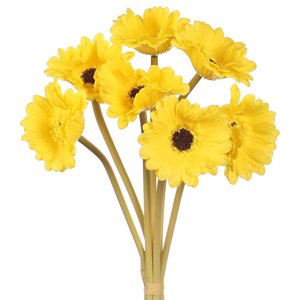 7 Heads Artificial Daisy Flowers with Stems (without vase) - Image 12