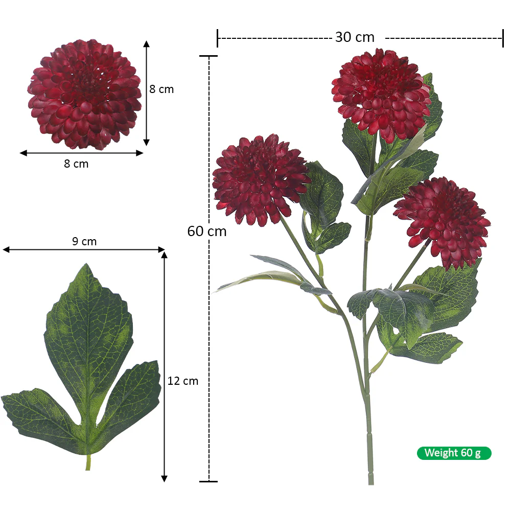 Allium Floral Spray Stem - Image 10