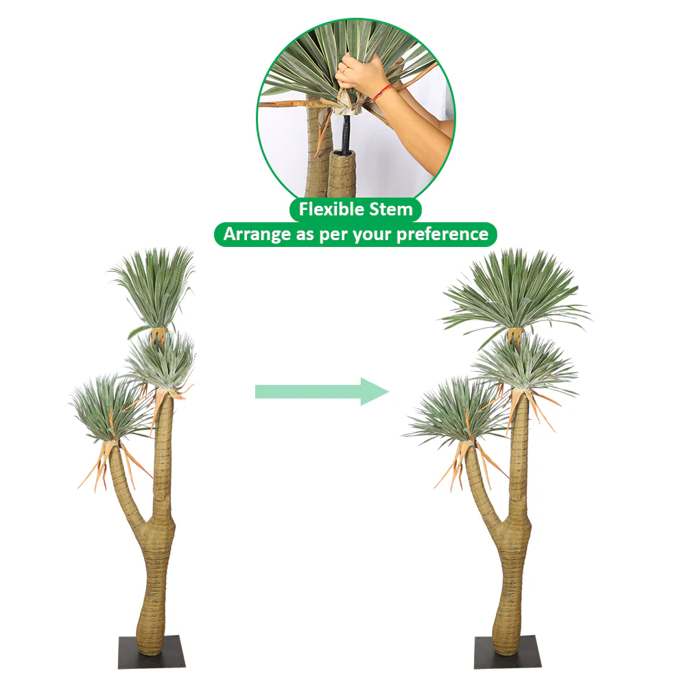 Artificial 3Branch Desert Plant 255cm Tall - Image 3