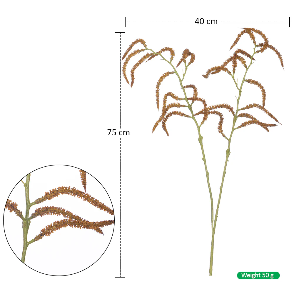 Artificial Single Amaranthus Flower Stem(without vase) - Image 10