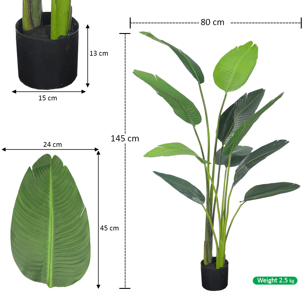 Artificial Banana Plant 150cm High - Image 8