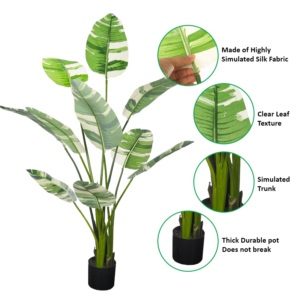Artificial Banana Plant 150cm High - Image 9