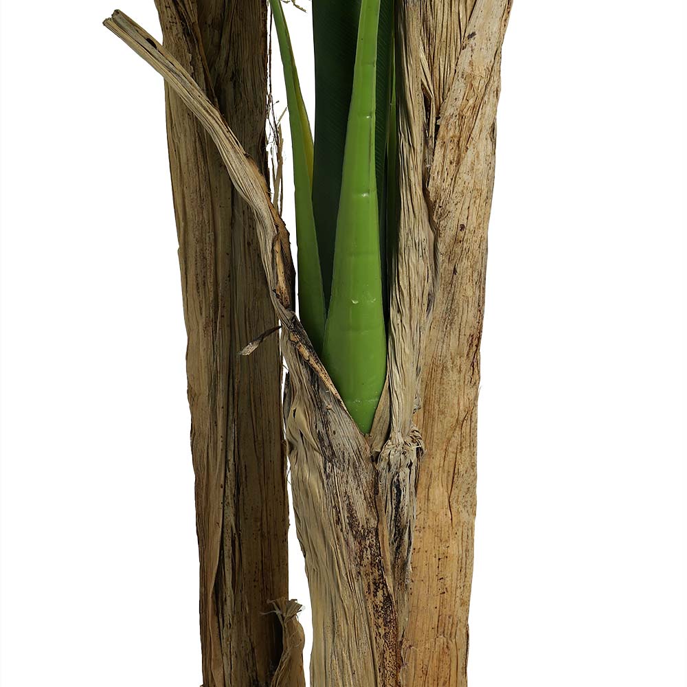 Artificial Banana Plant 2 Meter Tall(with black nursery pot) - Image 3