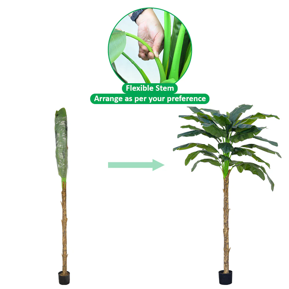 Artificial Banana Plant 3.7m Tall - Image 3
