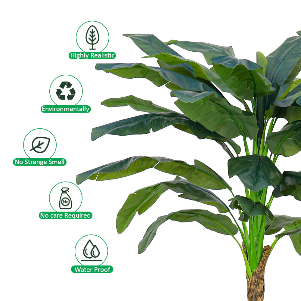 Artificial Banana Plant 3.7m Tall - Image 4