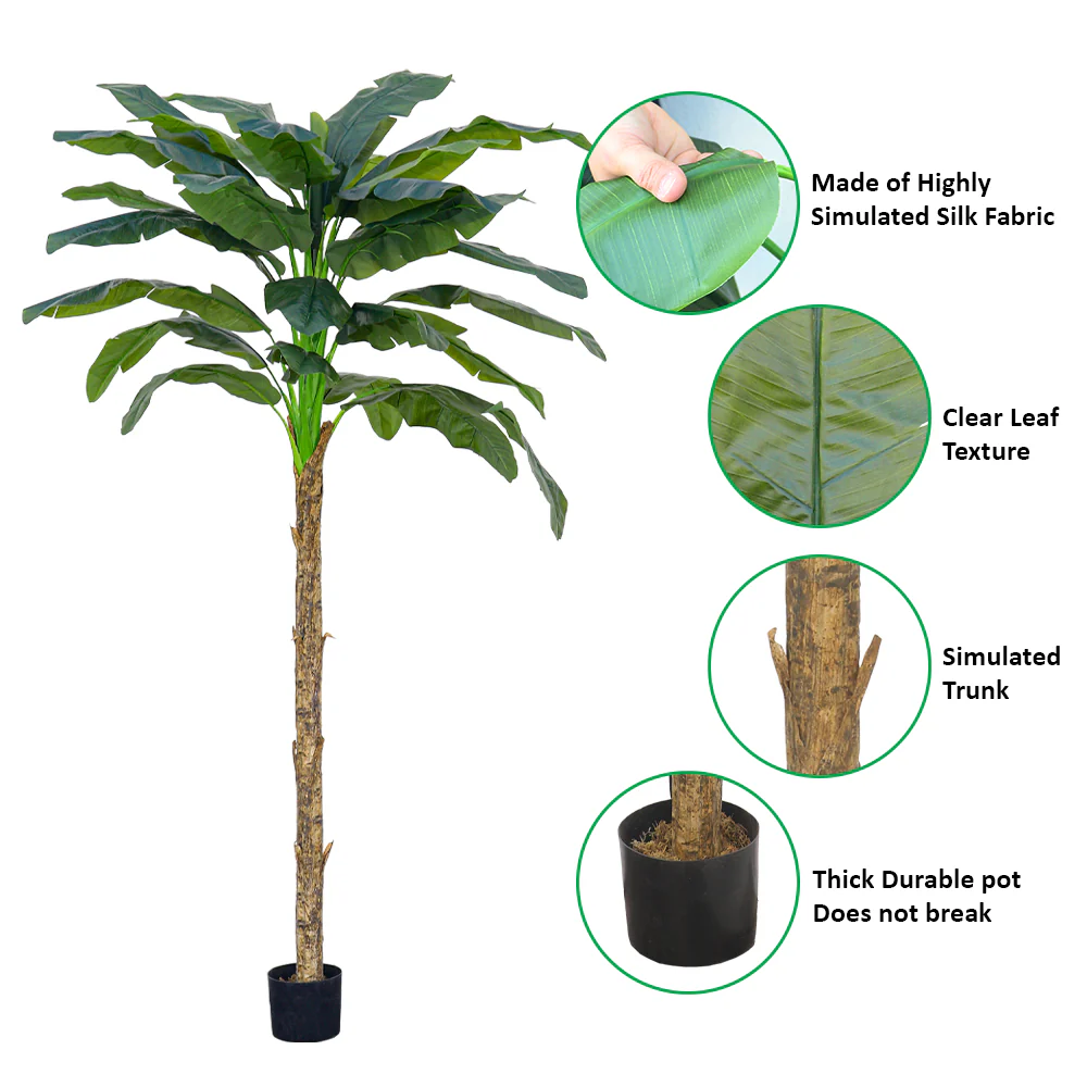 Artificial Banana Plant 3.7m Tall - Image 5