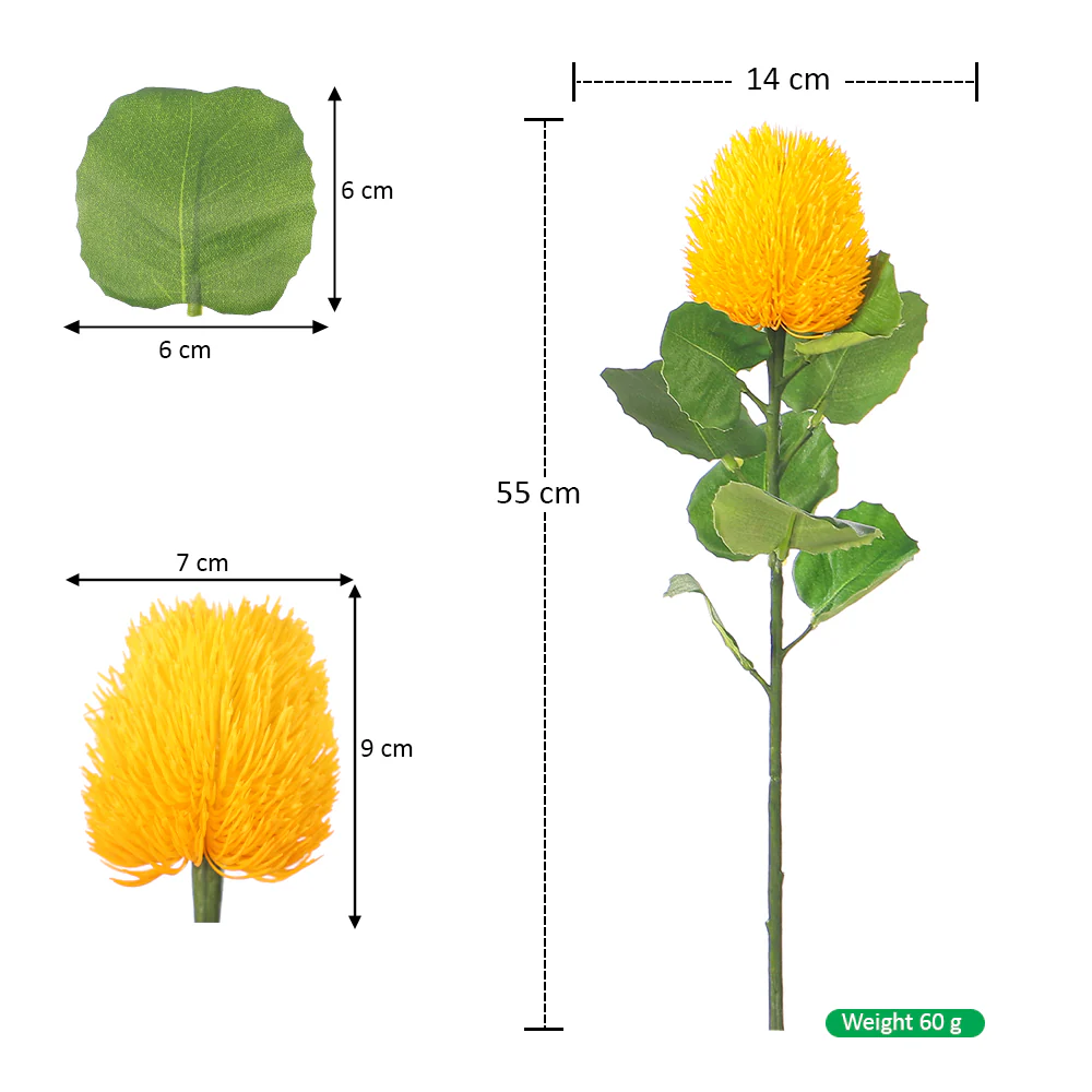 Artificial Banksia Flower Stem - Image 2