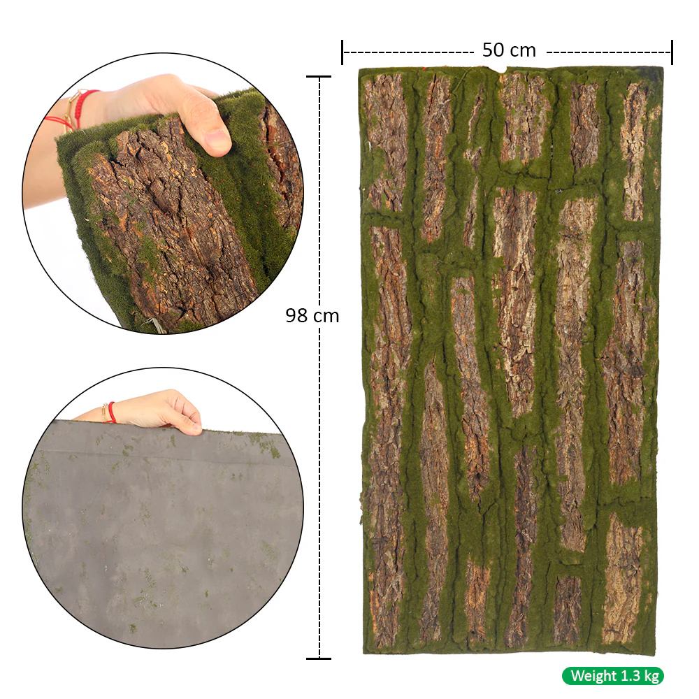 Artificial Bark with Moss Panel - Image 2