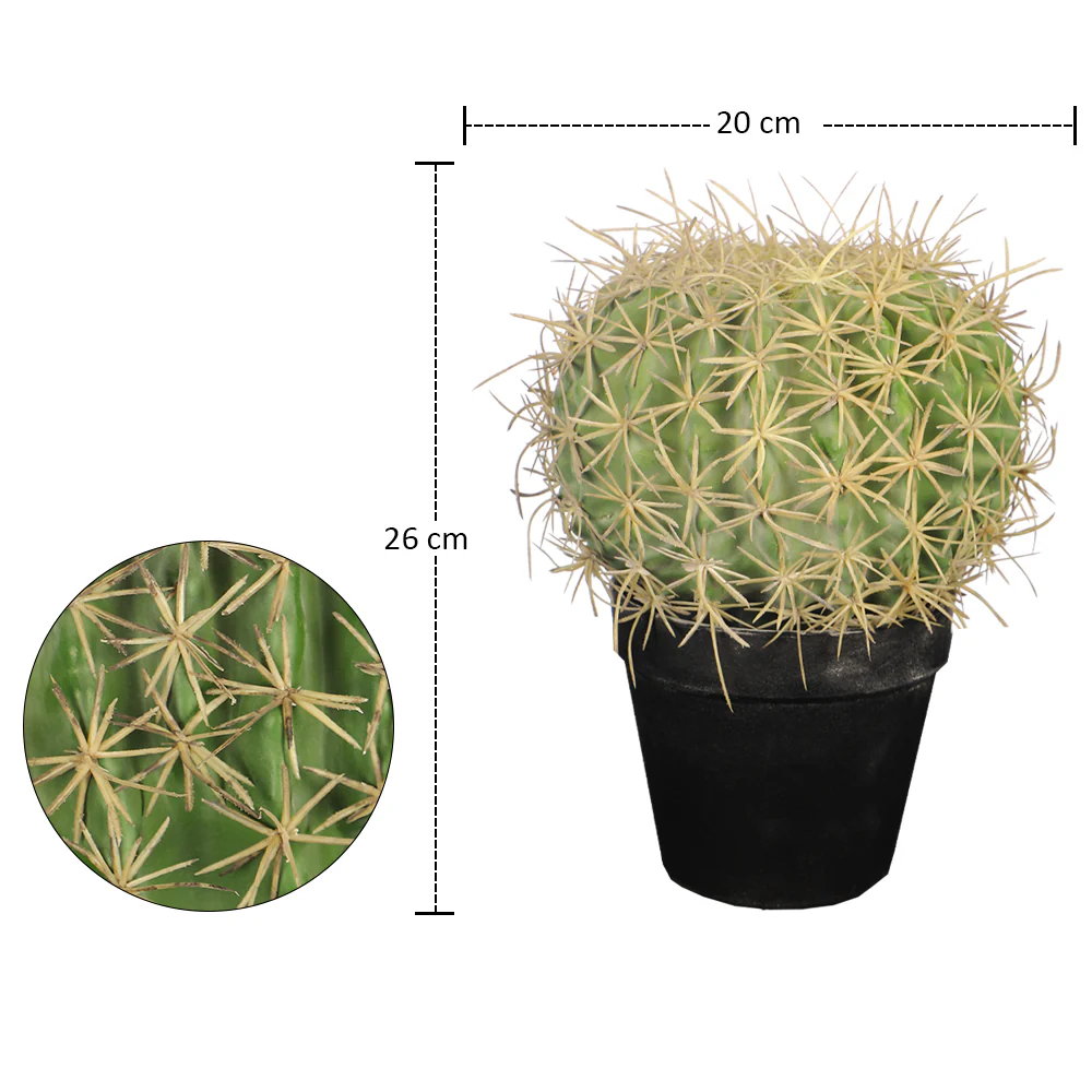 Artificial Barrel Cactus - Image 7