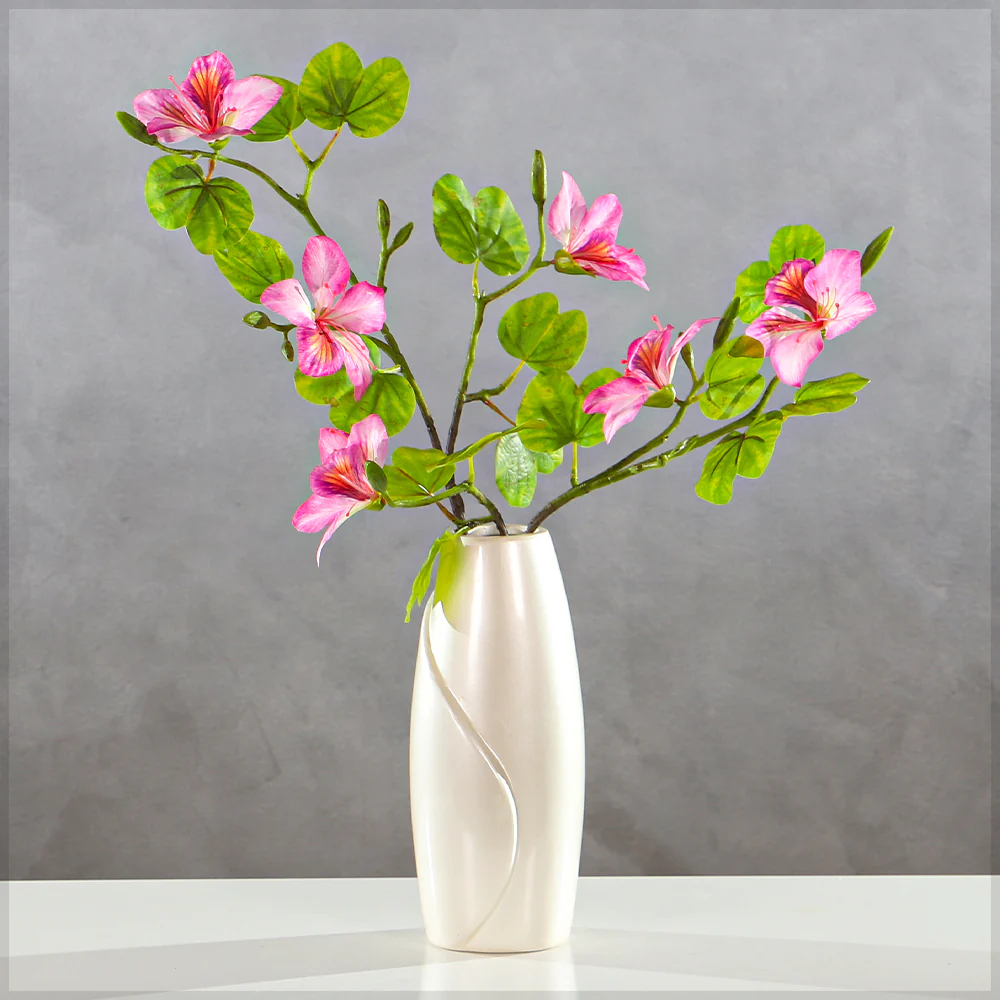 Artificial Bauhinia Flower Single Branch(without vase)
