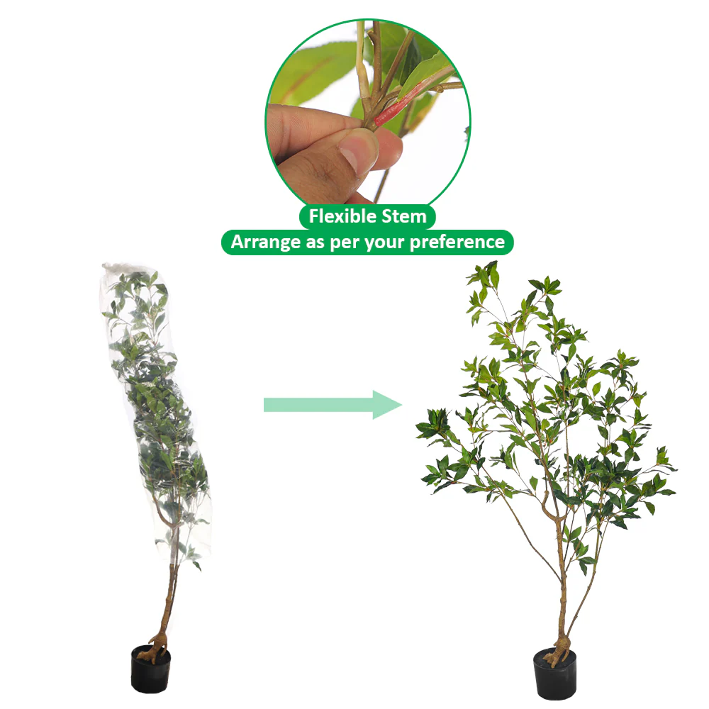 Artificial Bay Laurel Plant - Image 3