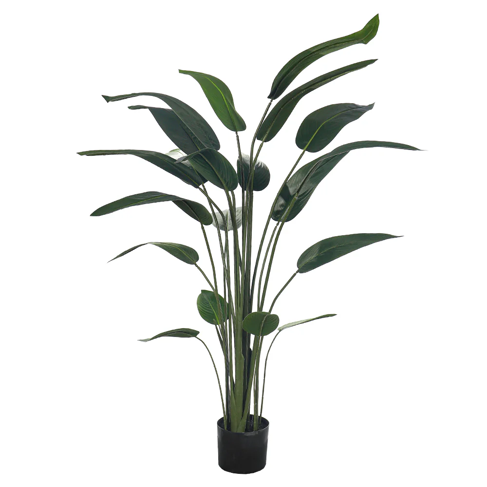 Artificial Birds of Paradise Plant(with black nursery pot) - Image 7
