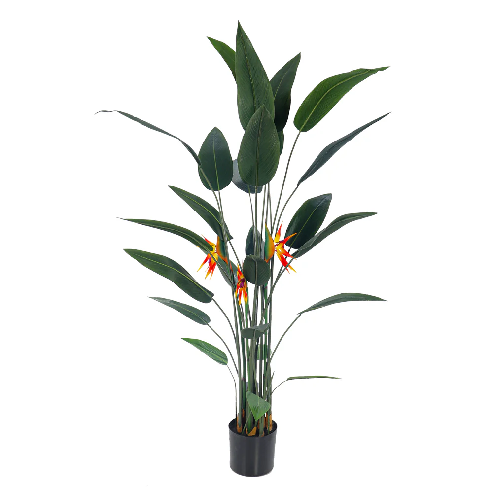 Artificial Birds of Paradise Plant with Flowers - Image 7