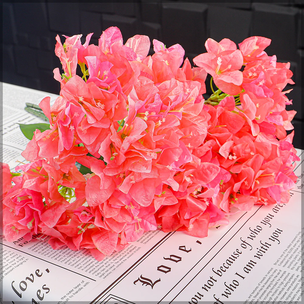 Artificial Bougainvillea Flower Bunch - Image 11