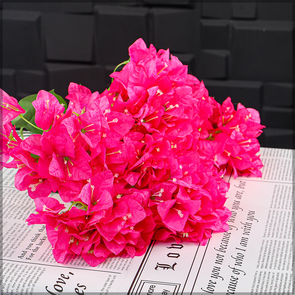 Artificial Bougainvillea Flower Bunch - Image 14