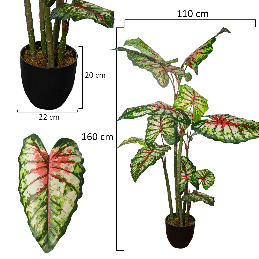 Artificial Caladium Plant - Image 2