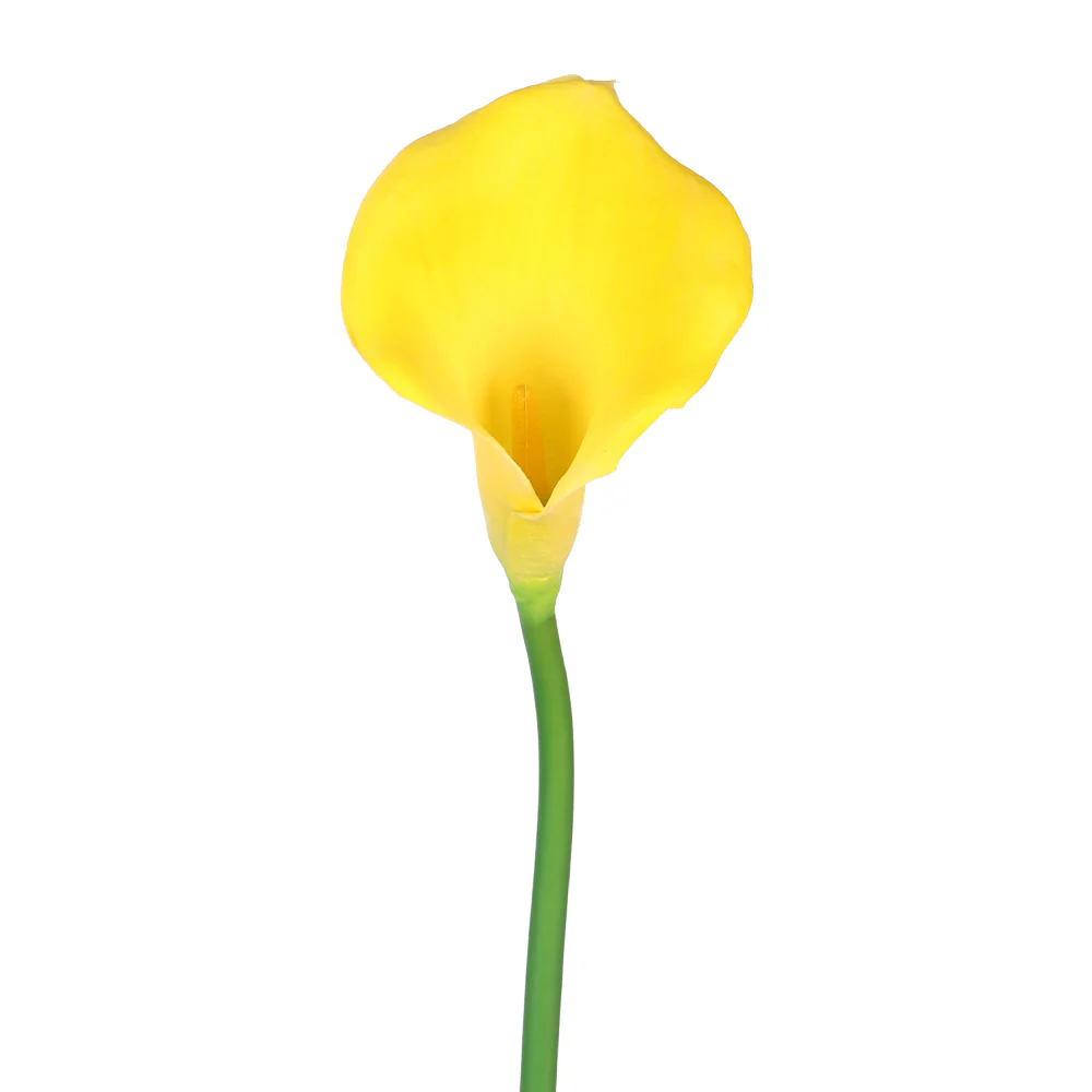 Artificial Calla Lilies Flowers Single Stem (without vase) - Image 34