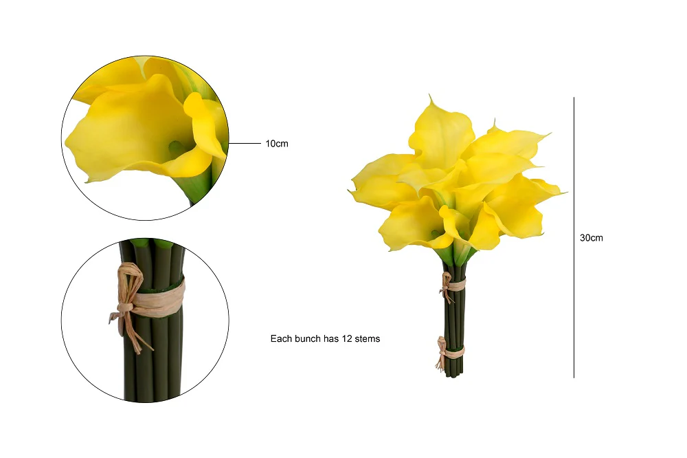 Artificial Calla Lilies Flowers - Image 15