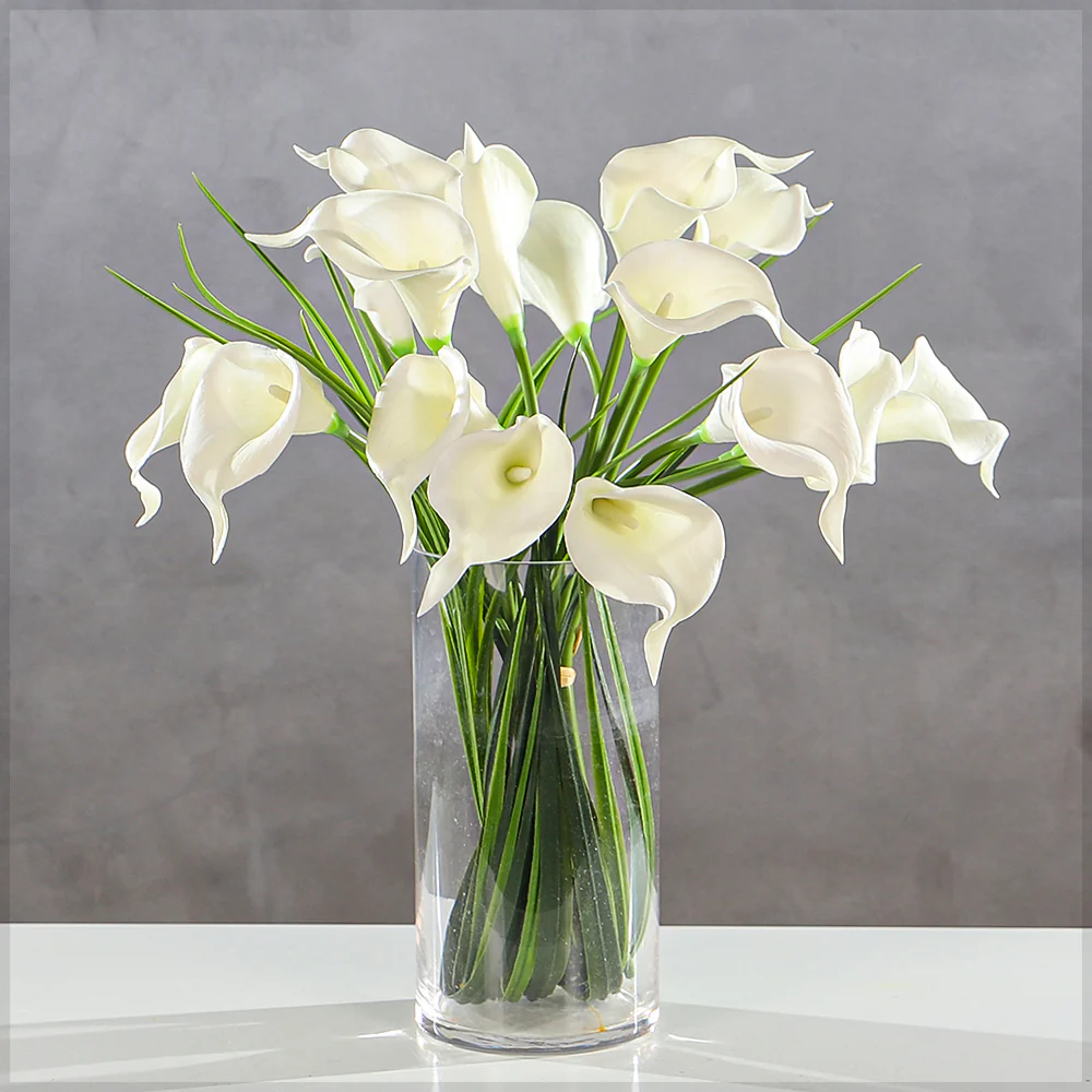 Artificial Calla Lily Flower Single Bunch(without vase) - Image 22