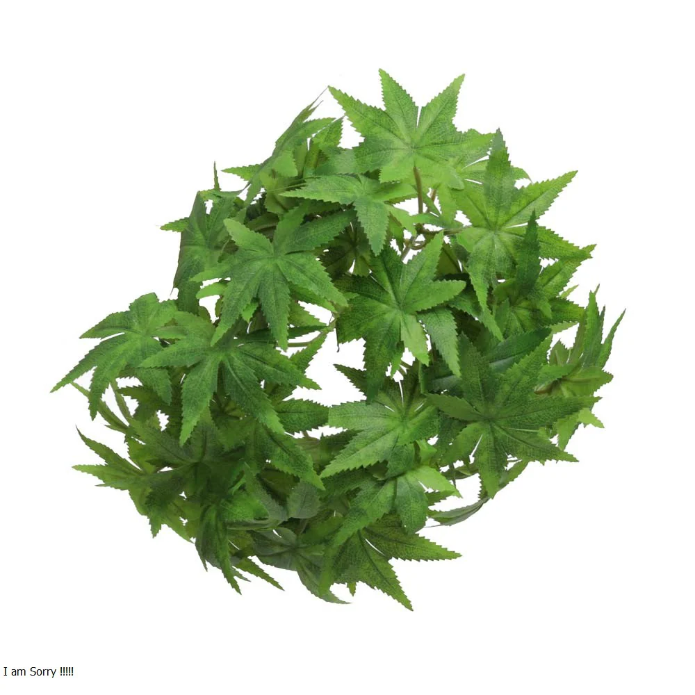 Single Bunch Artificial Canabis Leaf(without vase) - Image 3