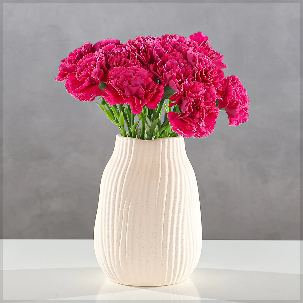 Artificial Carnation Flower Single Bunch(without vase)