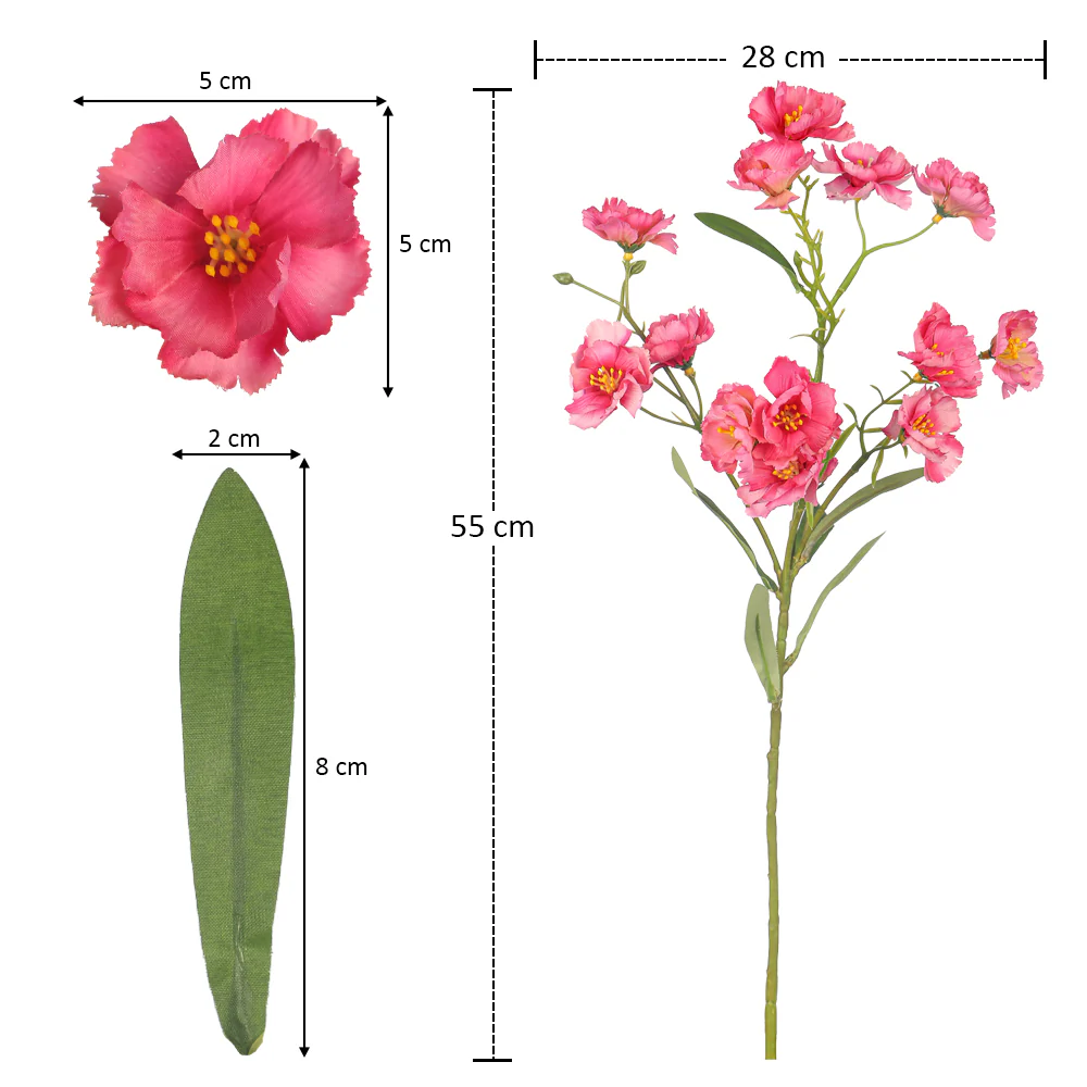 Artificial Carnation Flower Single Stem(without vase) - Image 6