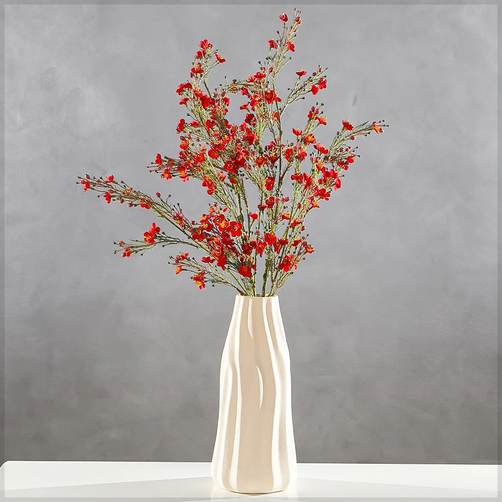 Artificial Cherry Flower Single Stem(without vase)
