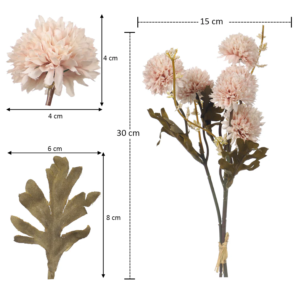 Artificial Chrysanthemum Single Bunch(without vase) - Image 10
